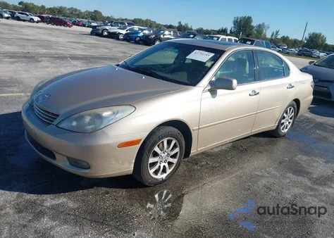 2004 Lexus Es 330 from USA, damaged, VIN JTHBA30G245002490